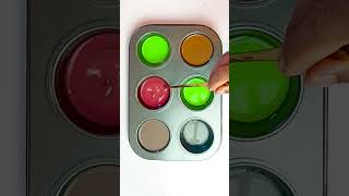 Color Mix Theory 76 colormixing satisfying mixedcolors colormixingvideo [upl. by Aicia]