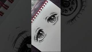 Anime Eyes Drawing । art drawing anime animeeyes [upl. by Mlawsky]