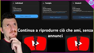 YOUTUBE è Diventata Problematica per Utenti e Creator Adv Abbonamenti ecc [upl. by Ernesto]