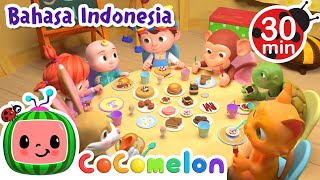 Lagu Sarapan Pagi🍳  CoComelon  Kartun dan Lagu Anak  Moonbug Kids Indonesia  Nursery Rhymes [upl. by Esinrahc127]