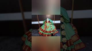 easy amp quick varamahalaxmi saree drapingvaramahalakshmishortsyoutubeshorts [upl. by Emlynne703]