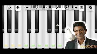 movie rajakumaraBombe helutaite song 🎹 piano keyboard notes in easy method [upl. by Hun]