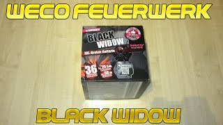 Weco Feuerwerk  Black Widow  Silvester 20172018 1080P FullHD [upl. by Ydrah]