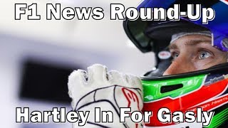 F1 News RoundUp Hartley in for Gasly Kimi is Sebs Favourite amp Norris Set For Promotion [upl. by Savitt]