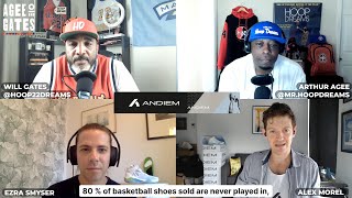 Andiem basketball shoe philosophy  performance shoes vs fashion footwear hoopdreams podcast [upl. by Crofoot]