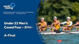 2024 World Rowing Under 23 Championships  Under 23 Mens Coxed Four  Final [upl. by Ahselaf]