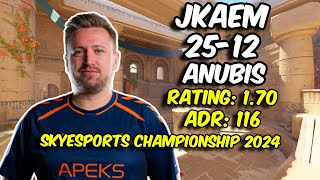 BLEED jkaem 2512 vs True Rippers Anubis Skyesports Championship 2024  CS2 POV [upl. by Kirenoj]