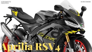 2025 Aprilia RSV4  Trackinspired Engineering and Cuttingedge Technology [upl. by Chuu881]