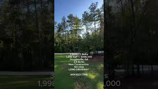 Home in Douglasville GA  NEW CONSTRUCTION  25 ACRES  Douglasville Real Estate [upl. by Neerihs]