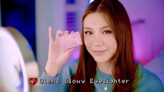 Olens Glowy Eyelighter TRY ON Glowy Brown Black  Ash grey [upl. by Sapienza835]