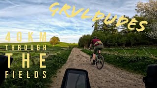 Gravel bike ride through the fields  40km [upl. by Currier635]