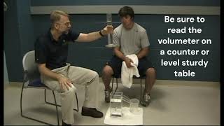 Volumetric Evaluation of hand volume to assess edema [upl. by Eissirk]