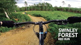 Mountain Biking in Swinley Forest  Red Run 🚵‍♀️ [upl. by Asp99]