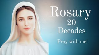 Rosary Prayers  20 Decade Rosary  All Mysteries [upl. by Luedtke]