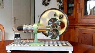 Rhomben Stirling Zeitlupe Rhombic Stirling engine slow motion [upl. by Mrots885]