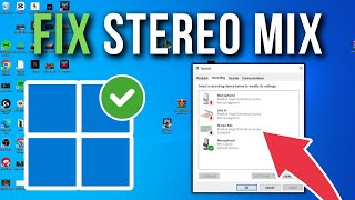 How To Enable Or Get Stereo Mix In Windows 1011  Full Tutorial [upl. by Ayet]