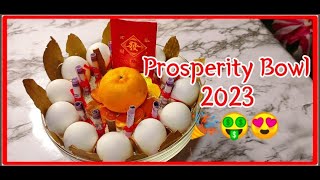 HOW TO MAKE PROSPERITY BOWL FOR NEW YEAR PROSPERITY BOWL 2023 PAMPA SWERTE BAGONG TAON 2023 [upl. by Eliseo]