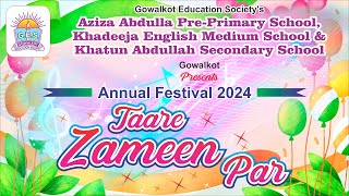 live Khadeeja English Medium School Gowalkot  PresentsAnnual Festival 2024 Day 01ccdlivd [upl. by Hsak695]