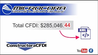 Timbrar el centavo necesario fuera de calculo en factura electronica para Constructoras de Microcora [upl. by Ecnaled]