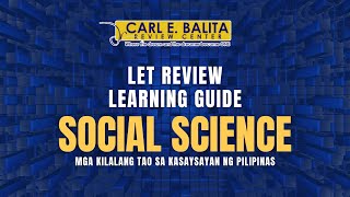 CBRC LET Lecture SOCSCI Mga Kilalang Tao ng Kasaysayan ng Pilipinas  Prof Virlyn Francisco [upl. by Haridan]