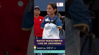 The Crowd Goes Wild as Sheetal Devi Takes the Stage  Paralympics Archery Highlights  JioCinema [upl. by Euqinitram]