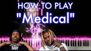 Lil Baby amp Lil Durk  Medical PIANO TUTORIAL  Sheet Music  Chords  how you steady screamin out [upl. by Robi]