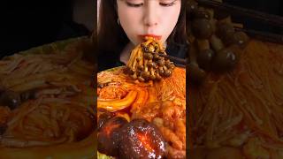 masrum chili recipe🔥trending video shorts mukbang eating delicious chicken [upl. by Hsiekal]