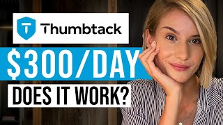 How To Make Money On Thumbtack As A Beginner  Thumbtack Review 2024 [upl. by Ais]