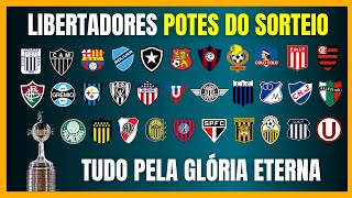 LIBERTADORES  POTES DO SORTEIO  FASE DE GRUPOS [upl. by Saylor]