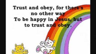 Trust And Obey For Kids With Lyrics By Lyn Alejandrino Hopkinswmv [upl. by Naerad]