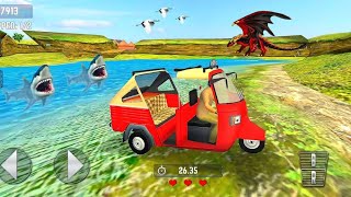 Crazy Tuk Tuk Auto Rickshaw  3D Games  Andriod Gameplay [upl. by Ataynik]