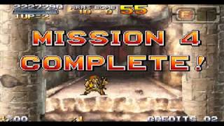 NDS metal slug 7 HARD no death ALL clear TARMA [upl. by Arodasi]