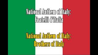 National Anthem of Italy Fratelli dItalia Lyrics amp English Translation [upl. by Frum]