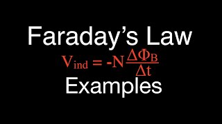 Electromagnetic Induction 6 of 15 Faradays Law Example Problems [upl. by Haliled]