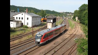 Eisenbahn bei Nossen  abgefahren und abgehängt [upl. by Margalit]