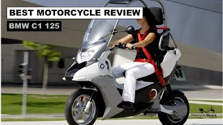 BMW C1 125 BEST MOTORCYCLE REVIEW 4v single N A gears [upl. by Dirrej]