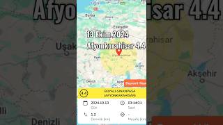 Afyonkarahisar deprem 44 [upl. by Lolly]