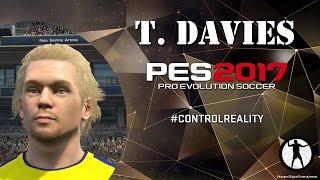 PES 2017 Face Build Tom Davies Everton FC [upl. by Wilda613]