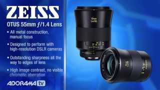 Zeiss Otus 55mm f14 Lens First Look Adorama Photography TV [upl. by Eema]