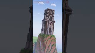 Minecraft Gothic Castle Timelapse minecraft buildhacks minecraftbuilding [upl. by Htinnek68]