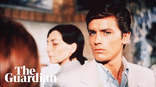 Alain Delon a look back at the actors prolific career [upl. by Ahtelrac]