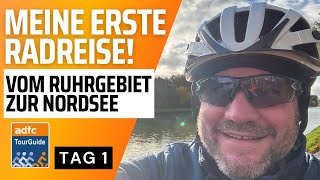 Meine erste Radreise  Vom Ruhrgebiet zur Nordsee mit dem eBike  Tag 1 [upl. by Llereg296]