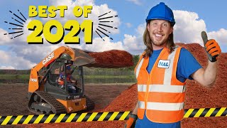 Handyman Hal Fun Videos for Kids  Construction Equipment  Car Wash for kids [upl. by Schouten]