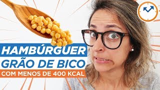 🍔 RECEITA DE HAMBÚRGUER DE GRÃO DE BICO com só 398 calorias  Cozinha da Dafne 12 [upl. by Ultima510]