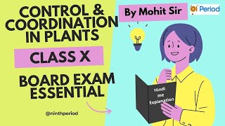 Control and Coordination in Plants  Class 10  CBSE Science Important Topic  Hindi Explanation [upl. by Efthim]