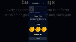 rocky rabbit new easter egg combo 20 september  daily combo today rocky rabbit easter eggs  enigma [upl. by Sateia]