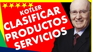 KOTLER CAPÍTULO 8 😊 84  Cómo CLASIFICAR en MARKETING los PRODUCTOS Y SERVICIOS  Libro Resumen [upl. by Ahsim]