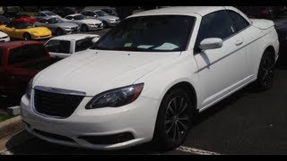 2011 Chrysler 200 S Convertible Walkaround [upl. by Lipp208]