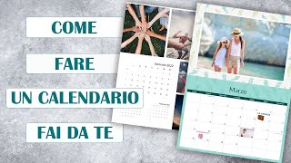 Come fare un calendario fai da te con Foto Festività e tanto altro [upl. by Dixie409]