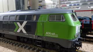 Roco BR 218 AiXRail  Menzel Exclusiv Modell  DCCampSound [upl. by Niwrad]